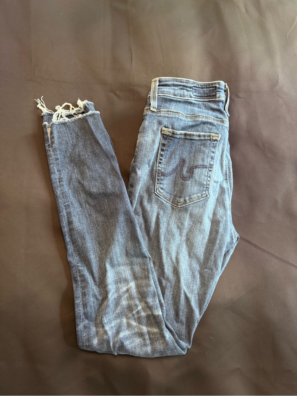AG Adriano Goldschmied High Rise Skinny Ankle Jeans
